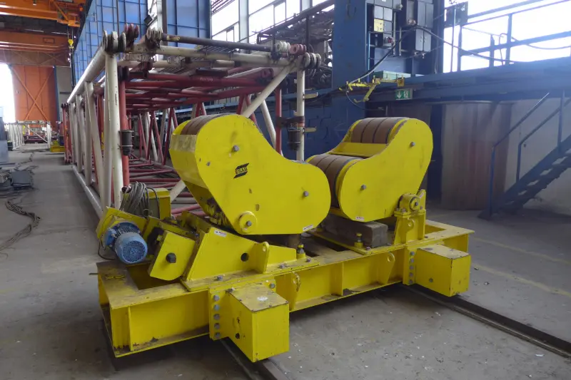 Сварочные вращатели ESAB - PEMA SD-150 тонн и SD-100 тонн 6597 = Mach4metal Миним.диаметр 500 мм Макс. Диаметр 8000 мм Нагрузка на один