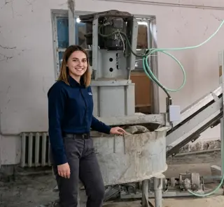 Линия изготовления кирпича