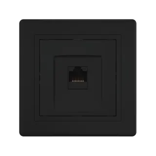 Розетка скрытой установки CADUCEUS ALING PRESTIGE компьютерная с модулем Keystone RJ45 8P8C, cat.6, UTP