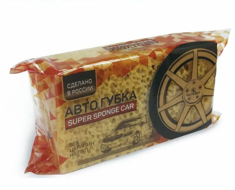 Губка «Super Sponge Car» (коралл)