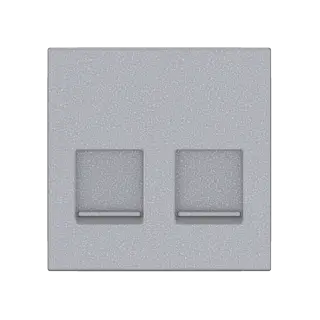 Адаптер CADUCEUS ALING HIDE, двойной для Keystone RJ12/RJ45/USB A-A/HDMI A-A, со шторками