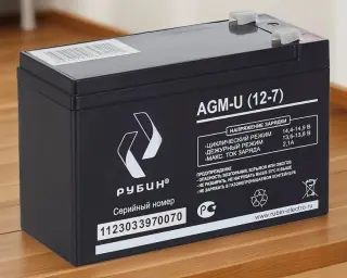 Аккумулятор Рубин Рубин AGM-U (12-7)