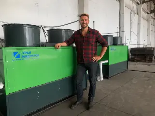 Индукционная плавильная печь UI-0,35Т- 300KW/1S