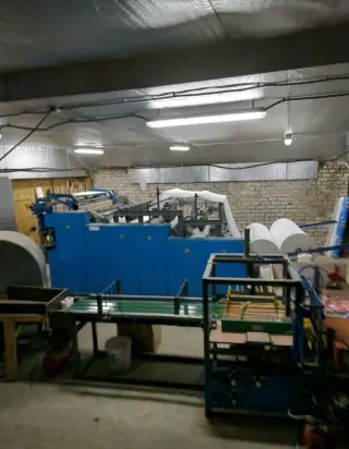 ЛИНИЯ ПО ИЗГОТОВЛЕНИЮ ТУАЛЕТНОЙ БУМАГИ