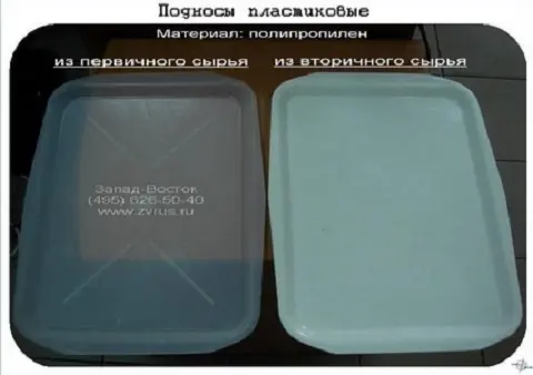 Поднос пластиковый для заморозки полуфабрикатов