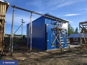 СУШИЛЬНАЯ КАМЕРА СКД-60 С ТЕПЛОАГРЕГАТОМ УВН-250 В Г. ШАРЬЯ, КОСТРОМСКАЯ ОБЛАСТЬ