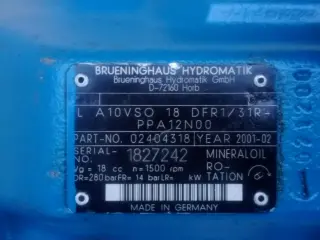 Гидронасос Bosch Rexroth A10VSO28DFR1 / A10VSO18DFR1