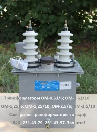 ОМ‑0.63/6;ОМ‑1.25/6;ОМ‑0.63/10;ОМ‑1.25/10;ОМ‑2.5;ОМ‑4,ОЛС‑0.63/6(10);ОЛС‑1.25/6(10);ОЛС‑СЭЩ‑0.63/6(10);ОЛС‑СВЭЛ‑6(10);ОЛС‑НТЗ трансформаторы