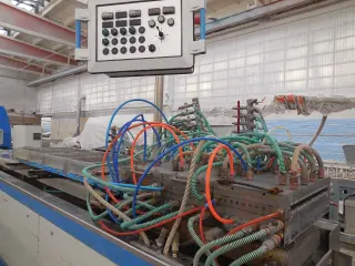 Линию Greiner AG для производства ПВХ подоконника экструдер KMD-110