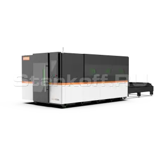 Оптоволоконный лазерный станок в защитной кабине XTC-1530G/6000 Reci