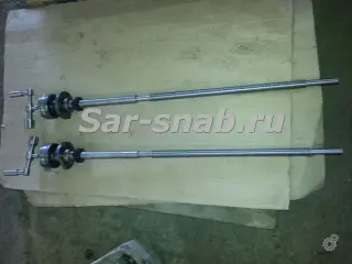 Винт поперечной подачи с гайками для станков