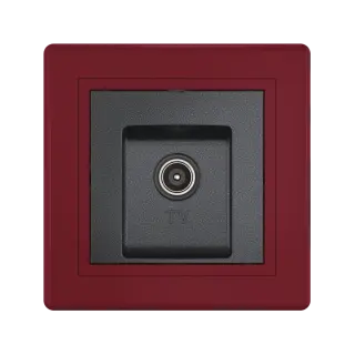 Розетка скрытой установки CADUCEUS ALING PRESTIGE антенная TV, одиночная