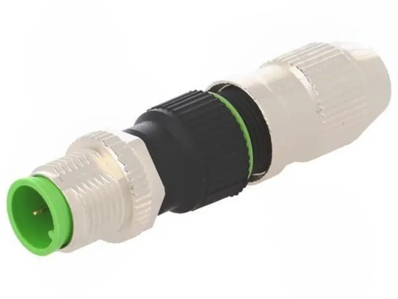 7000-12481-0000000, M12 Вилка, 4 контакта, Murr Electronic