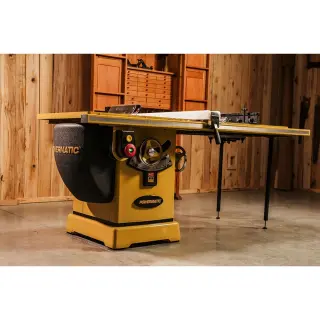 Настольная пила Powermatic ArmorGlide PM3000T 14 дюймов, ширина пропила 50 дюймов, система Accu-Fence, мощность 7,5 л.с., 3 фазы, напряжение