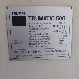 Координатно-пробивной пресс Trumatic 500R