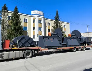 Дымососы ДН с ходовой частью производительностью 38 300–207 000 м³/ч
