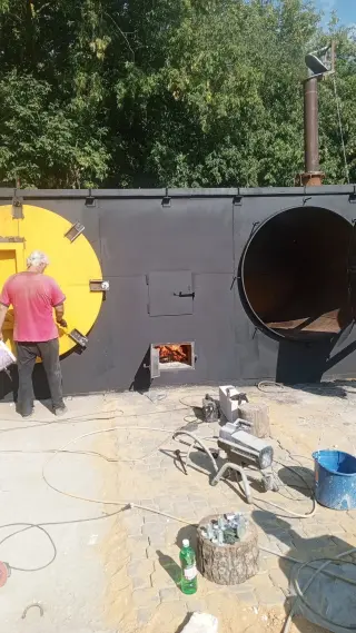 Пиролизные углевыжигательные печи
