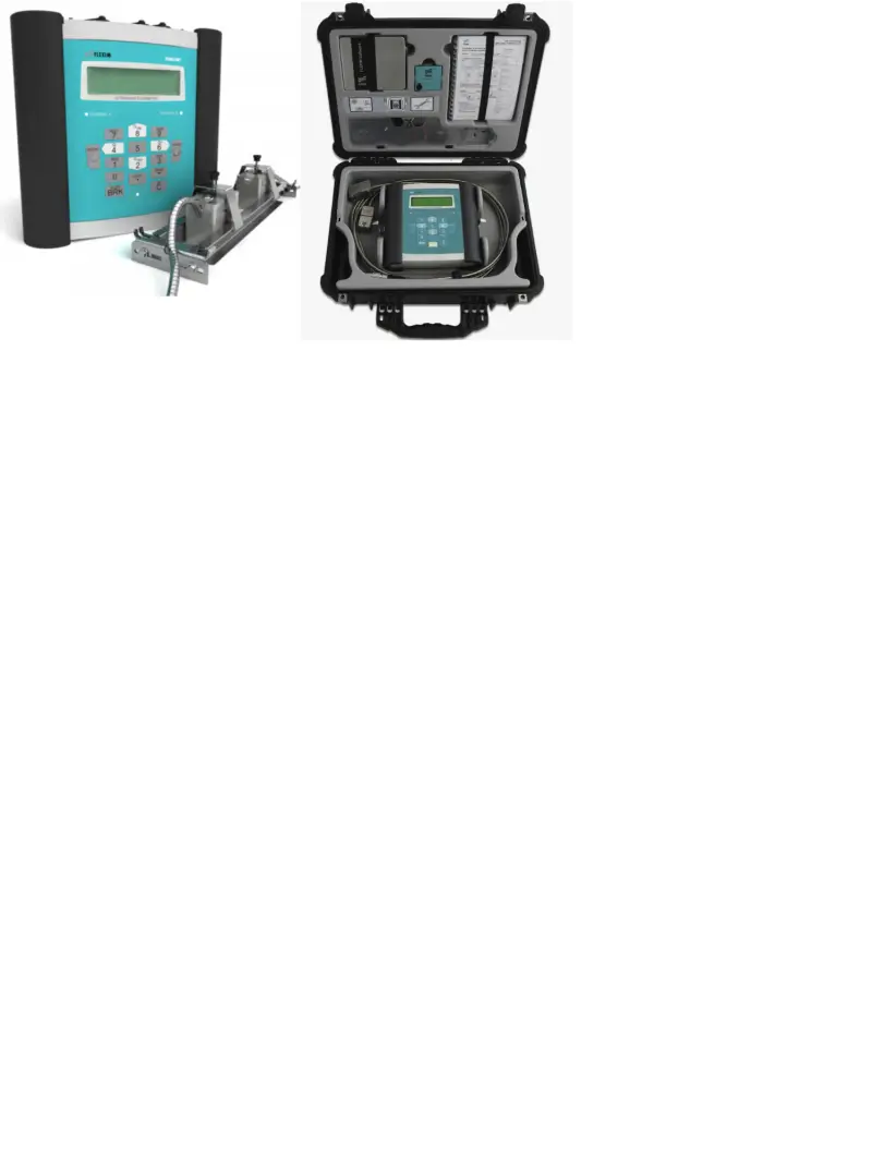 Портативный ультразвуковой расходомер жидкости Flexim FLUXUS F601