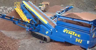 Запчасти гусеничного хода грохотов FINTEC F542