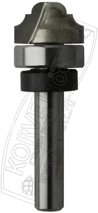 0805-26. Фреза кромочная калевочная D26 H14.3 R4.76 TL... Х8