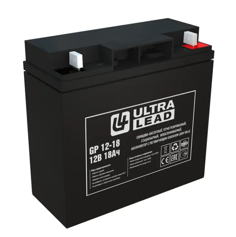 Аккумуляторная батарея UltraLead GP 12-18 12В, 18А/ч