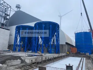 Constmach 1000 тонн Цементные силосы