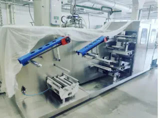 Машина для производства влажных салфеток RWM-20