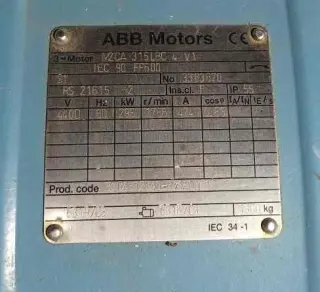 Электродвигатель ABB 295kw