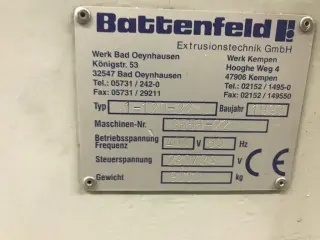 In-line линия с формовкой Illig RDM 70 KB и экструдером Battenfeld 120мм 1997 года