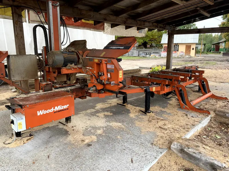 Ленточная пилорама Wood Mizer LT20 с гидравликой, ленточная пилорама с электрическим приводом Wood-Mizer LT-20 с гидравликой