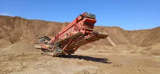 Terex finlay 694+ supertrack трехдековый мобильный грохот