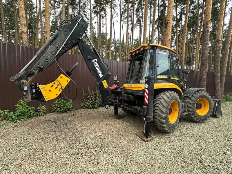 Гидромолот на экскаватор-погрузчик JCB, Cukurova, Komatsu и других