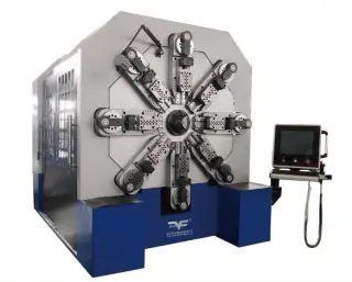 Станок для пружин YFJX-CNC-1280 — бескулачковый CNC-станок