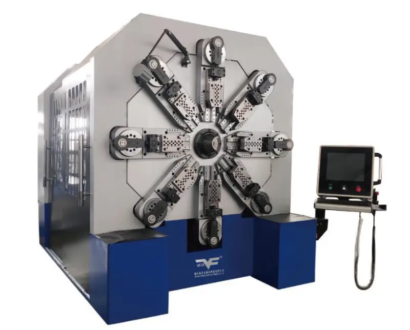 Станок для пружин YFJX-CNC-1280 — бескулачковый CNC-станок