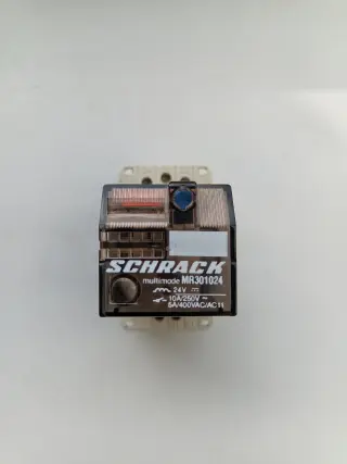 Силовое реле Schrack MR301024 с колодкой 11-Pin, 10A 250V, катушка 24VDC