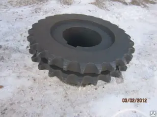 Звездочки для цепных передач двухрядная.