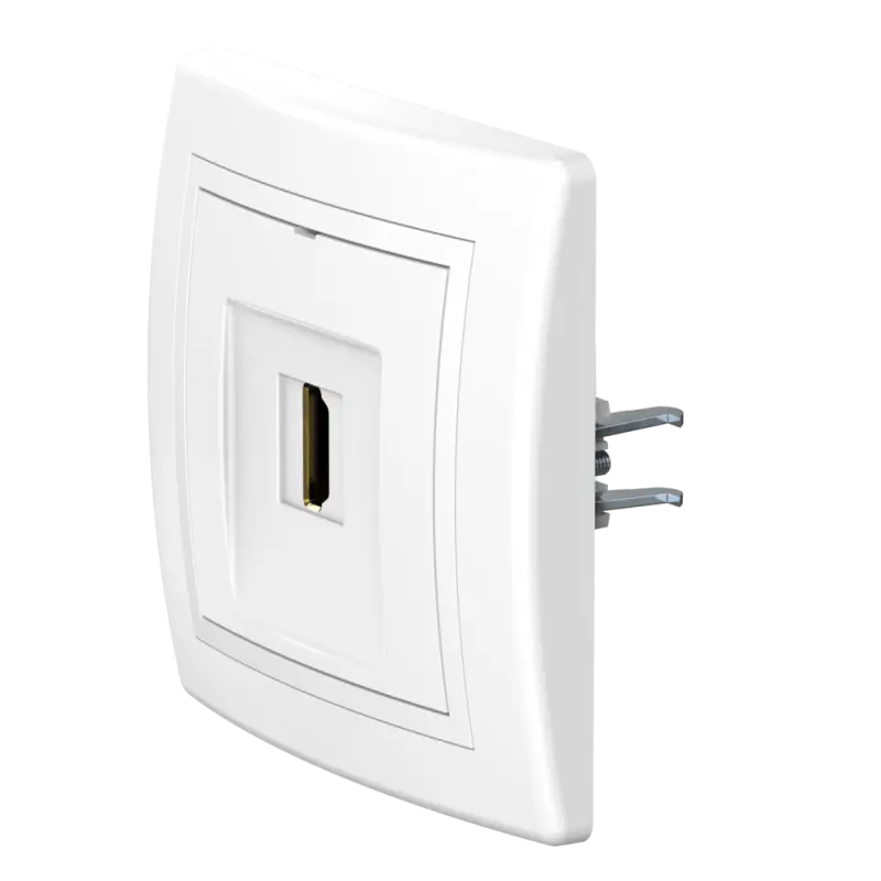 Розетка скрытой установки CADUCEUS ALING PRESTIGE с модулем Keystone HDMI тип A-A