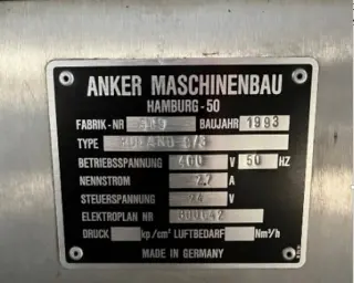 Машина этикеточная Anker-Mashinenbau