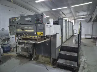 Komori lithrone 528, 2001 г.в., 5 секций, А2 формат