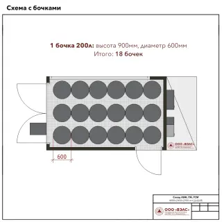 Склад ГСМ 4000х2450х2900
