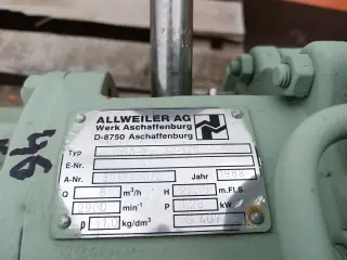 Нефтяной насос ALLWEILER CGA-Xg 32-125с хранения