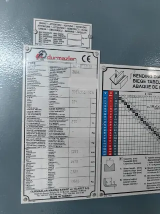 Листогибочный пресс Durma AD-R 30135 с ЧПУ