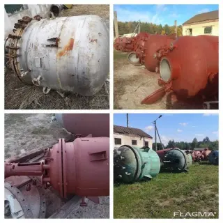 Реакторы Нержавеющие (50л/250л - от 1м3 до 5м3) и Эмалированные (от 1.63м3 до 6м3)