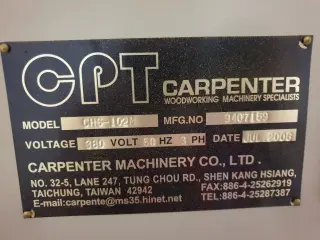 Ленточно-делительный станок Carpenter CHS-102 M