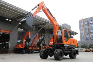Колёсный экскаватор Jinggong JG150S