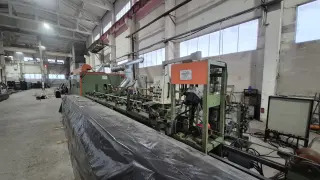 Шлифовальная установка для шлифовки полировки и отделки поверхности круглых труб «под зеркало»