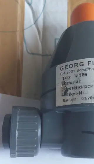 Клапан поддержания давления +GF+, PVC/EPDM, ТИП V 186, DN15)