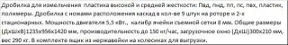 Небольшая дробилка для твердого пластика XFS-300