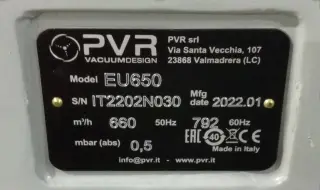 насос вакуумный PVR EU650