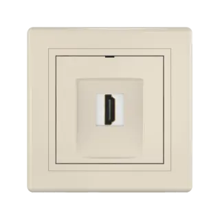 Розетка скрытой установки CADUCEUS ALING PRESTIGE с модулем Keystone HDMI тип A-A